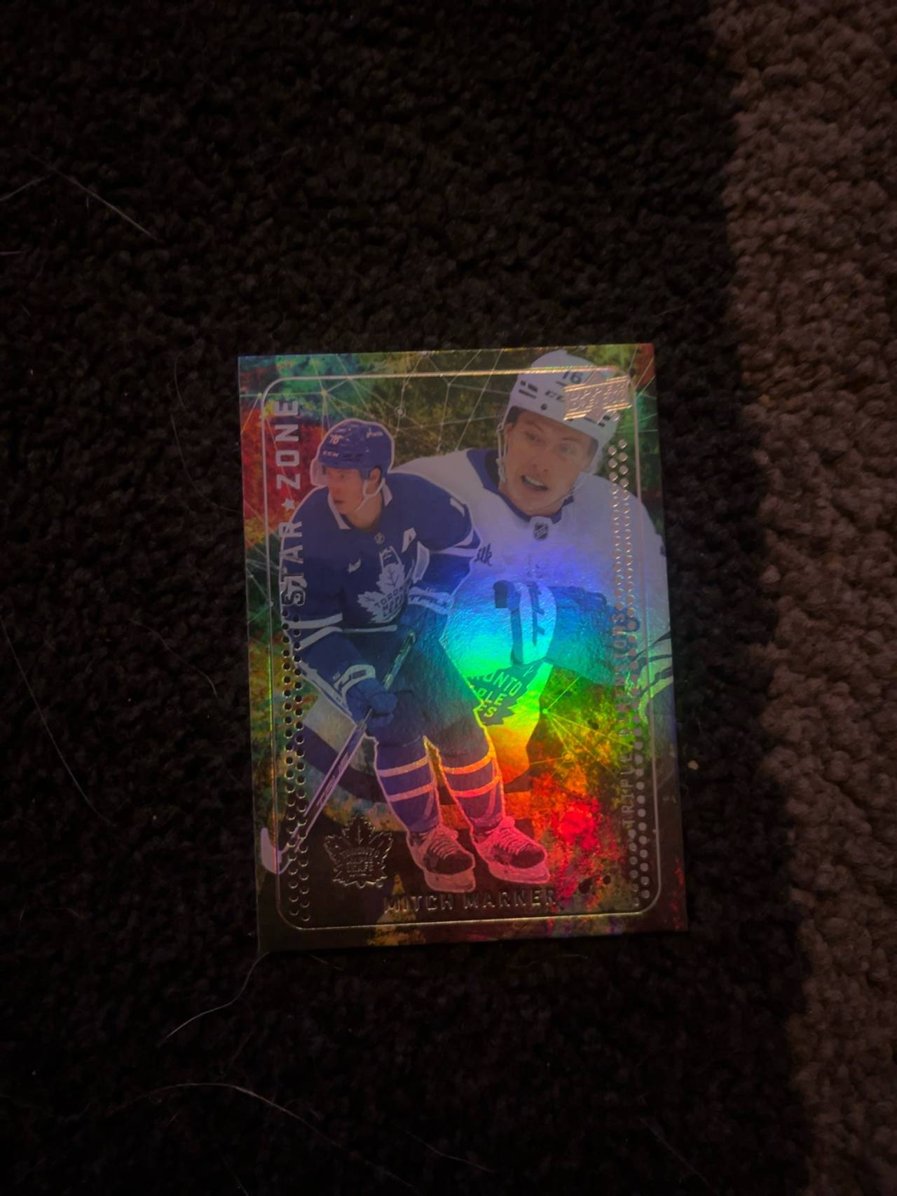 Upper Deck 2023-24 Series 1 Star Zone Mitch Marner #SZ-7 Hockey Card