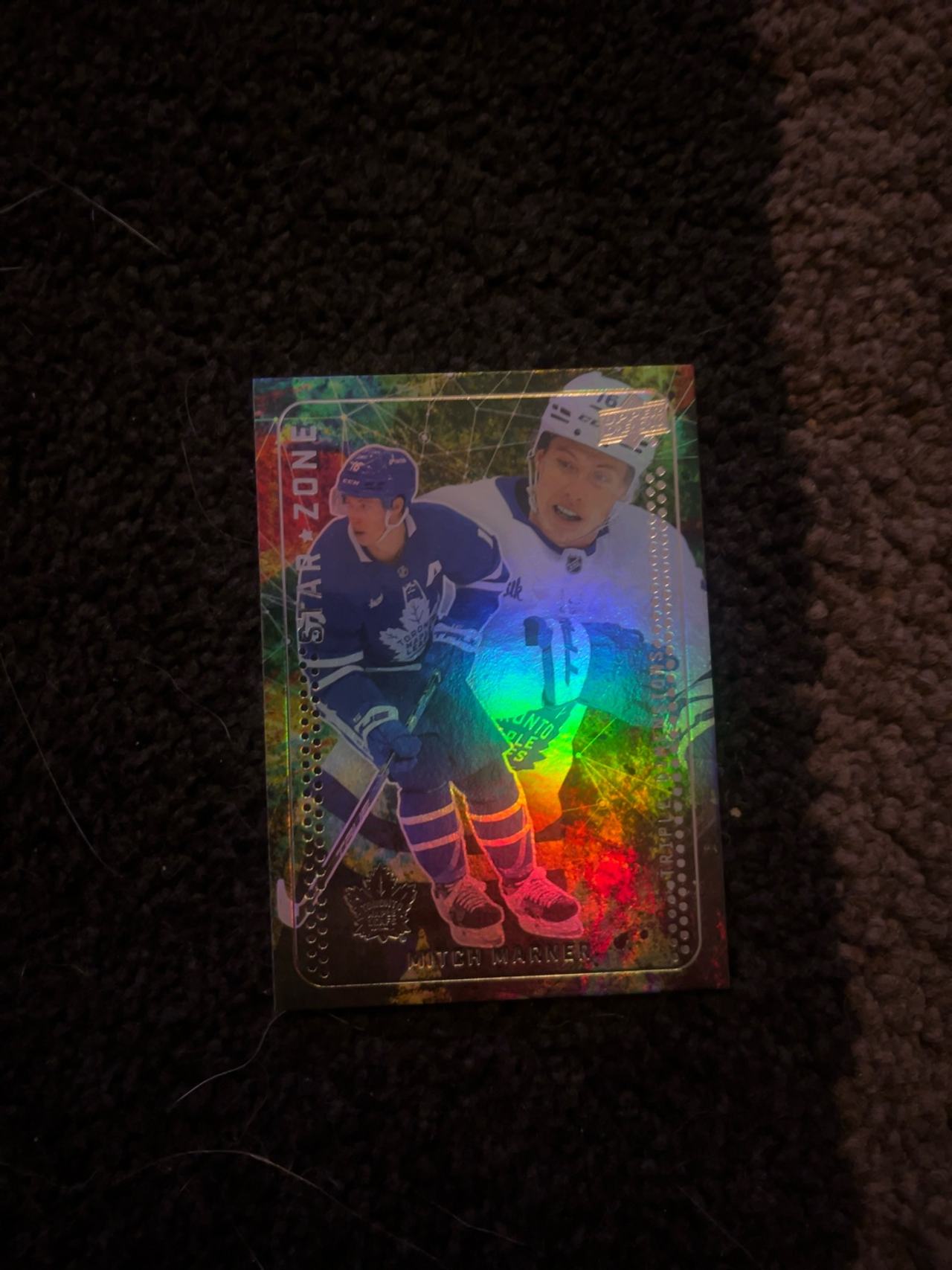 Upper Deck 2023-24 Series 1 Star Zone Mitch Marner #SZ-7 Hockey Card