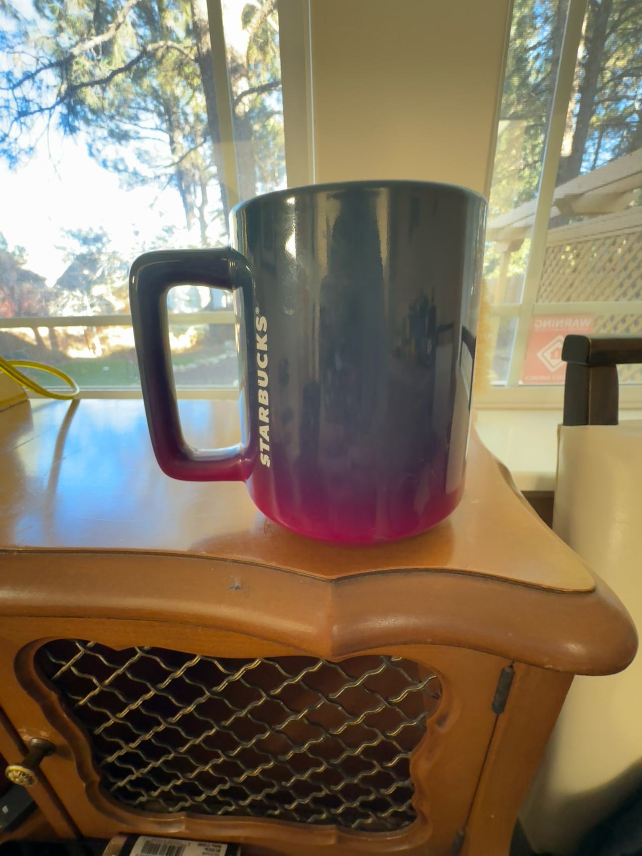 Starbucks Ocean Gradient Ceramic Mug Blue Purple