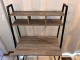 Ladder Desk by Walker Edison 72” x 36” - Gray Wash - Image 7