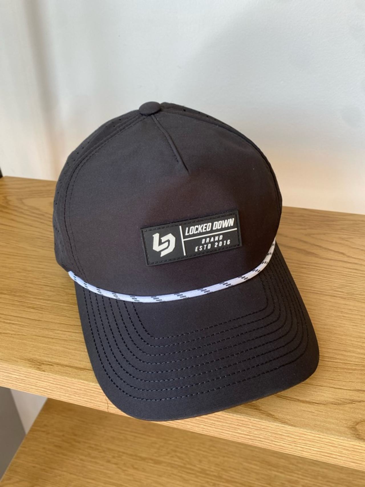 Lockeddownbrand Trail Block Snapback - Blackout