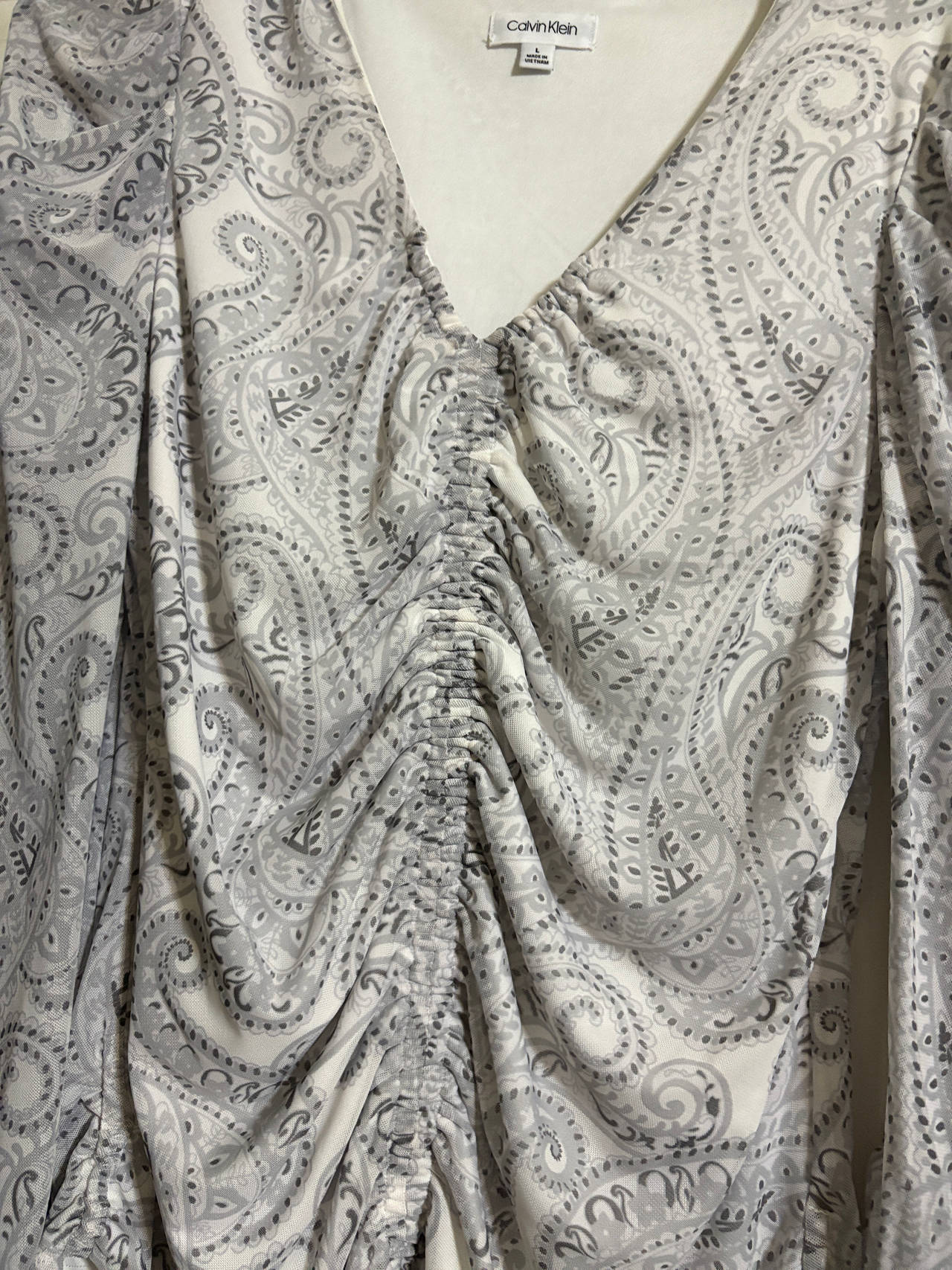 Calvin Klein Women's Paisley Print Dress