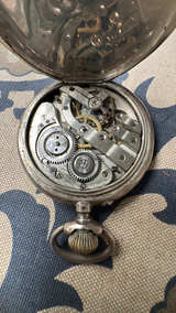 Acres 15 rubies Remontoir Ligne route antique pocket watch  - Image 3