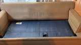 Brown Fabric Sofa - Image 3