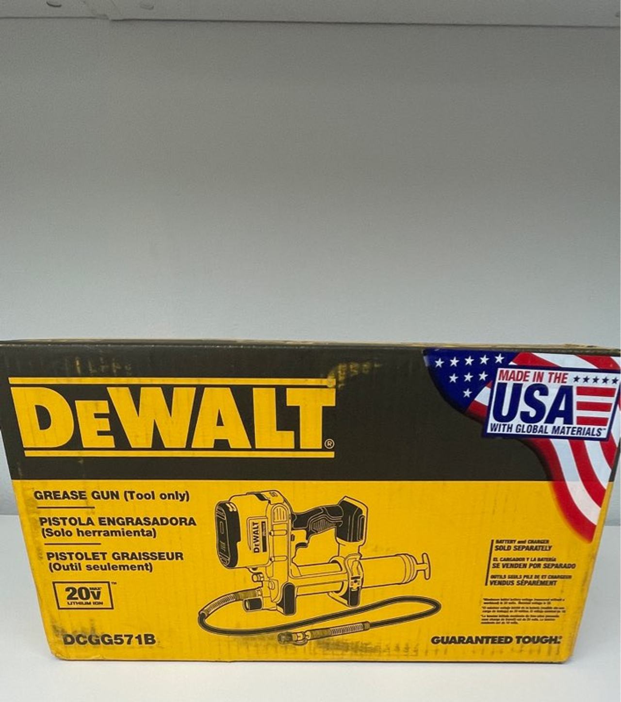 DEWALT 20V MAX Cordless Grease Gun (Tool Only)