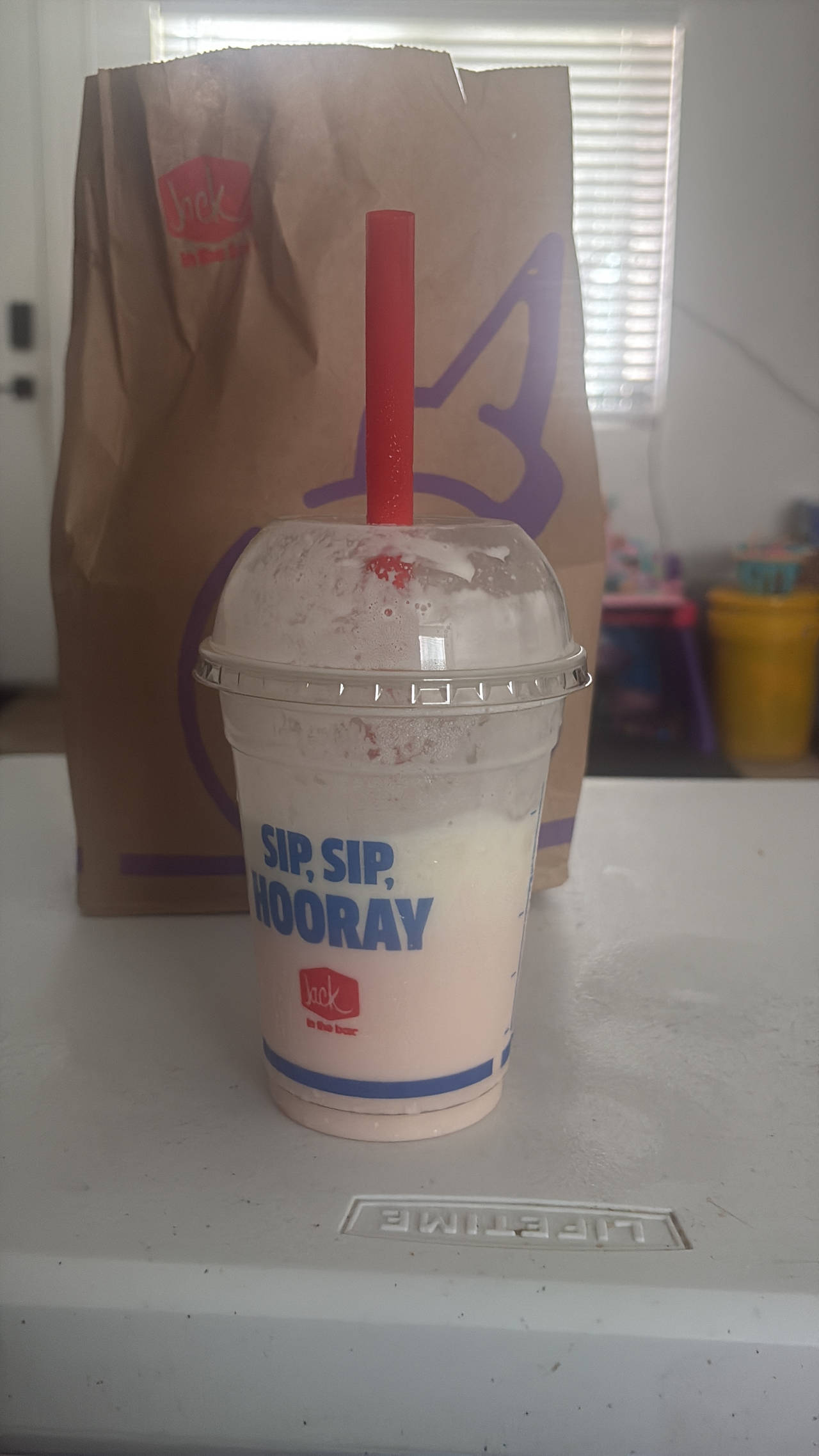 Jack in the Box Milkshake (half way done)