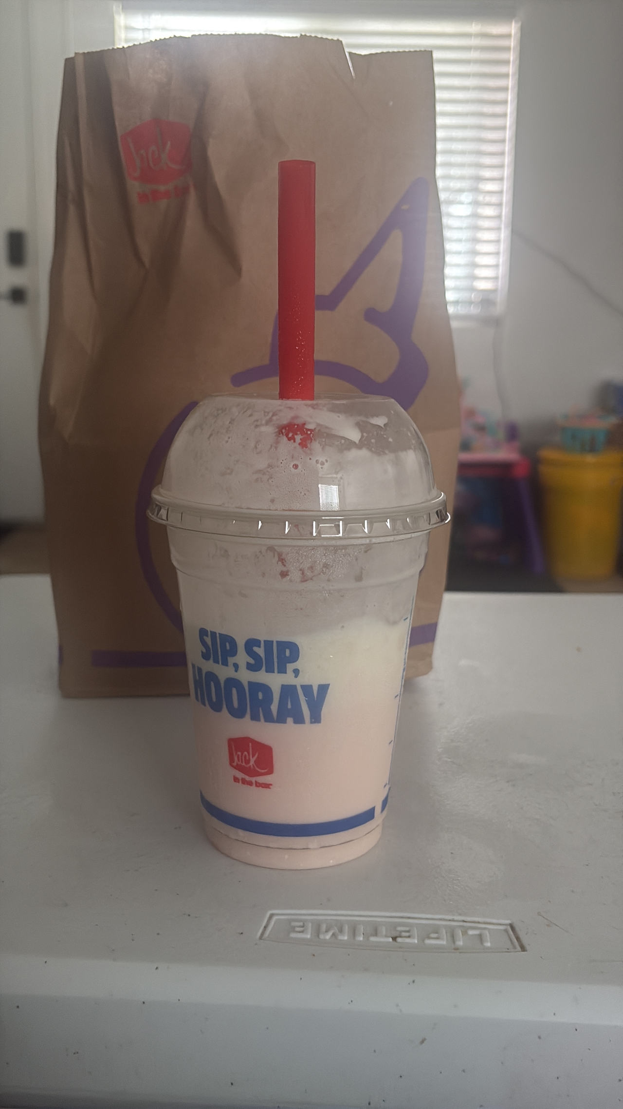 Jack in the Box Milkshake (half way done)