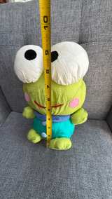 9” Sanrio Keroppi Vintage Parachute Plush Nylon 90s Stuffed Animal Frog - Image 5