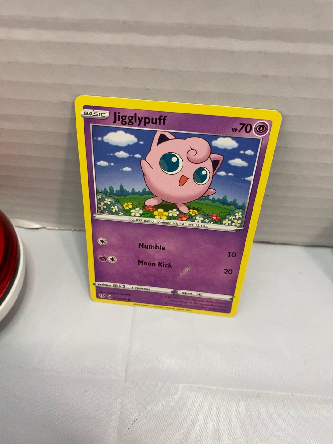 Pokemon Jigglypuff Sword & Shield Darkness Ablaze