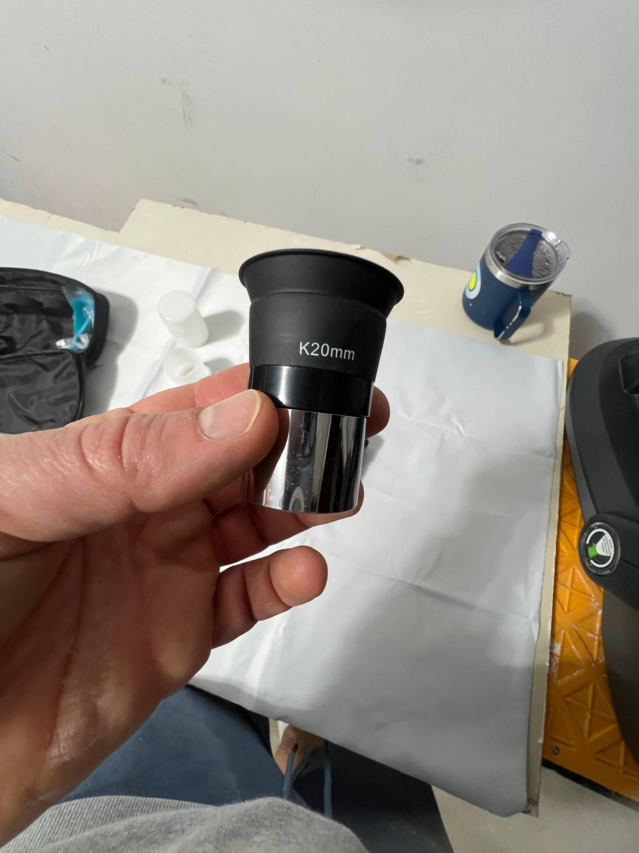 Kellner Telescope Eyepieces - 20mm, 12.5mm, 9mm, Barlow lens 3x