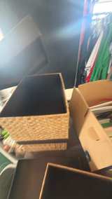 Woven Stacking Storage Bins with Lids-SET OF 3 - Image 3