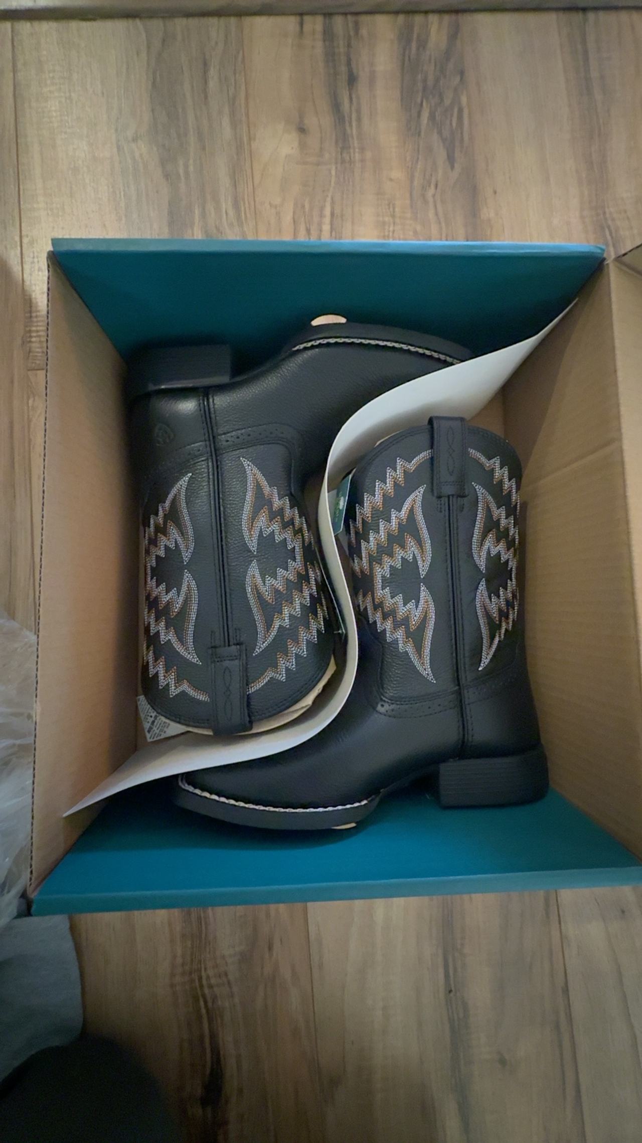 Ariat Tycoon Western Boot Kids Black