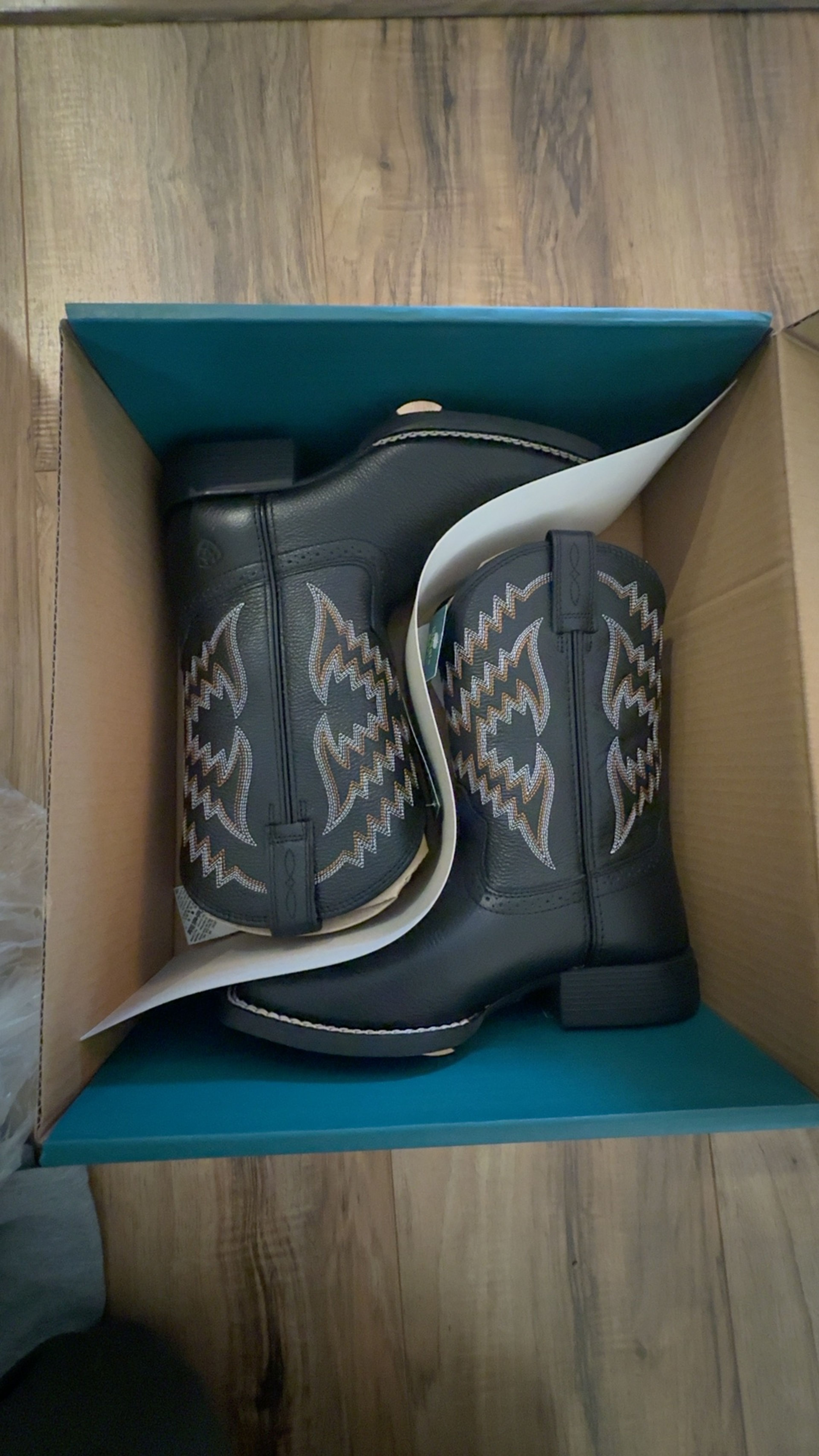 Ariat Tycoon Western Boot Kids Black