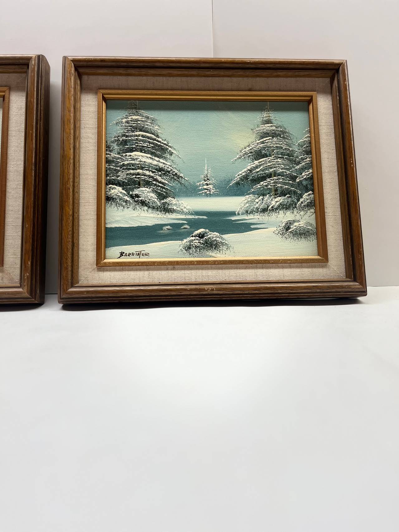 Winter Landscape Oil Painting