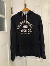 Abercrombie & Fitch Hoodie Vintage Y2K Medium Black  - Image 1