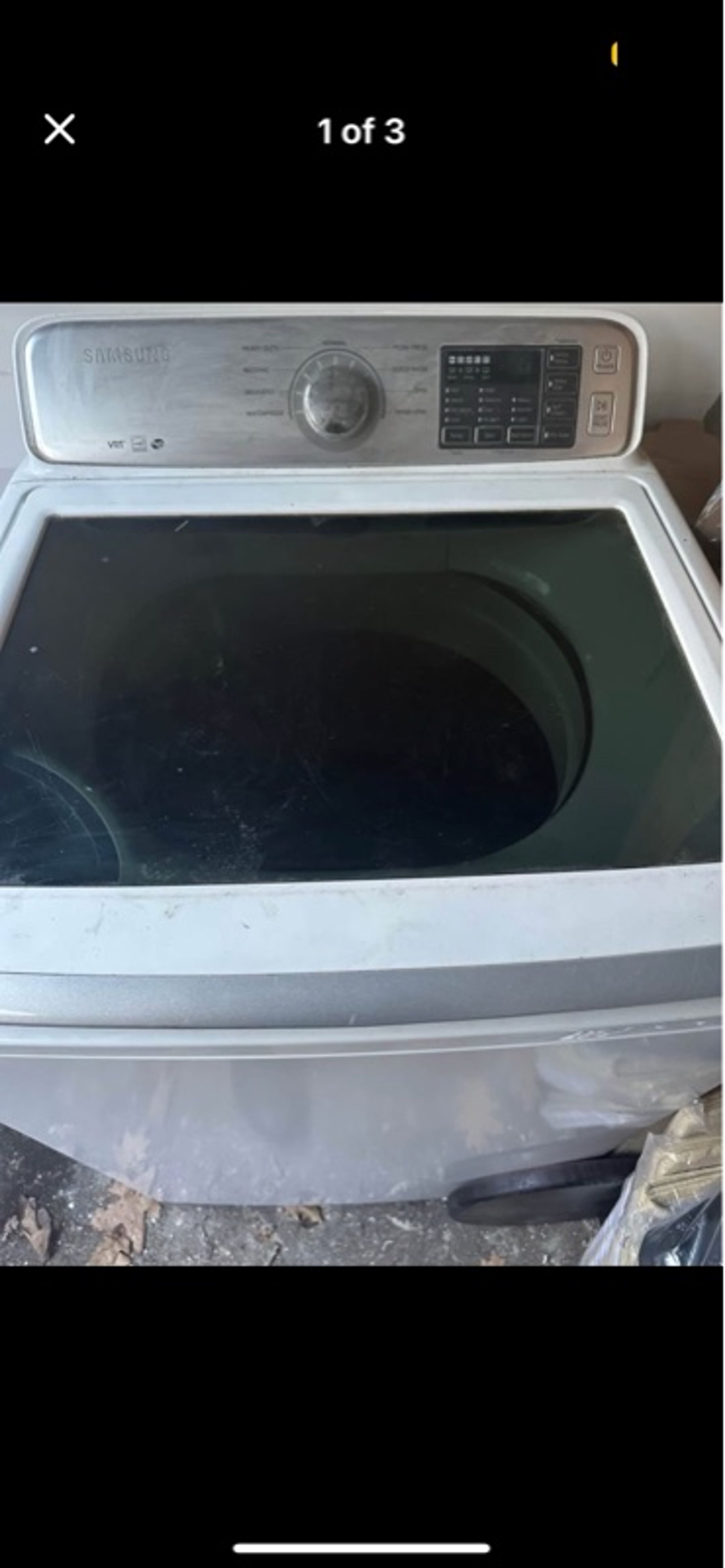 Samsung Top-Load Washer and Dryer Set White 4.5 cu ft