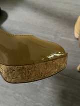 Cole Haan Chelsea Peep Toe Patent Leather Pumps - Image 6