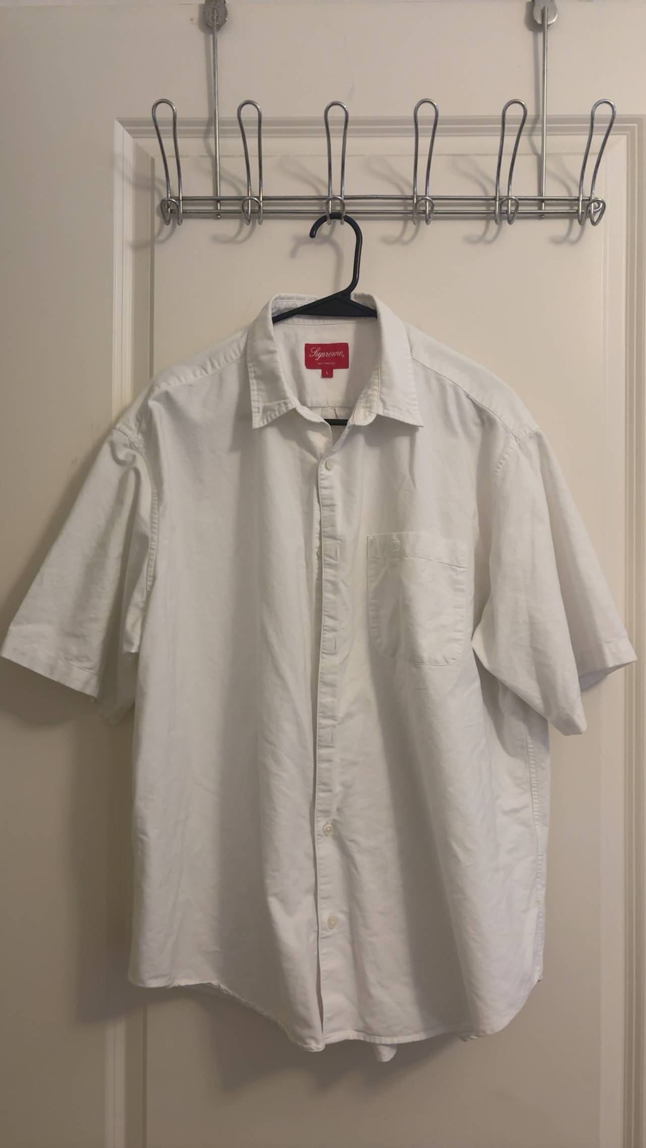 Supreme Croc Patch Short Sleeve Work Shirt