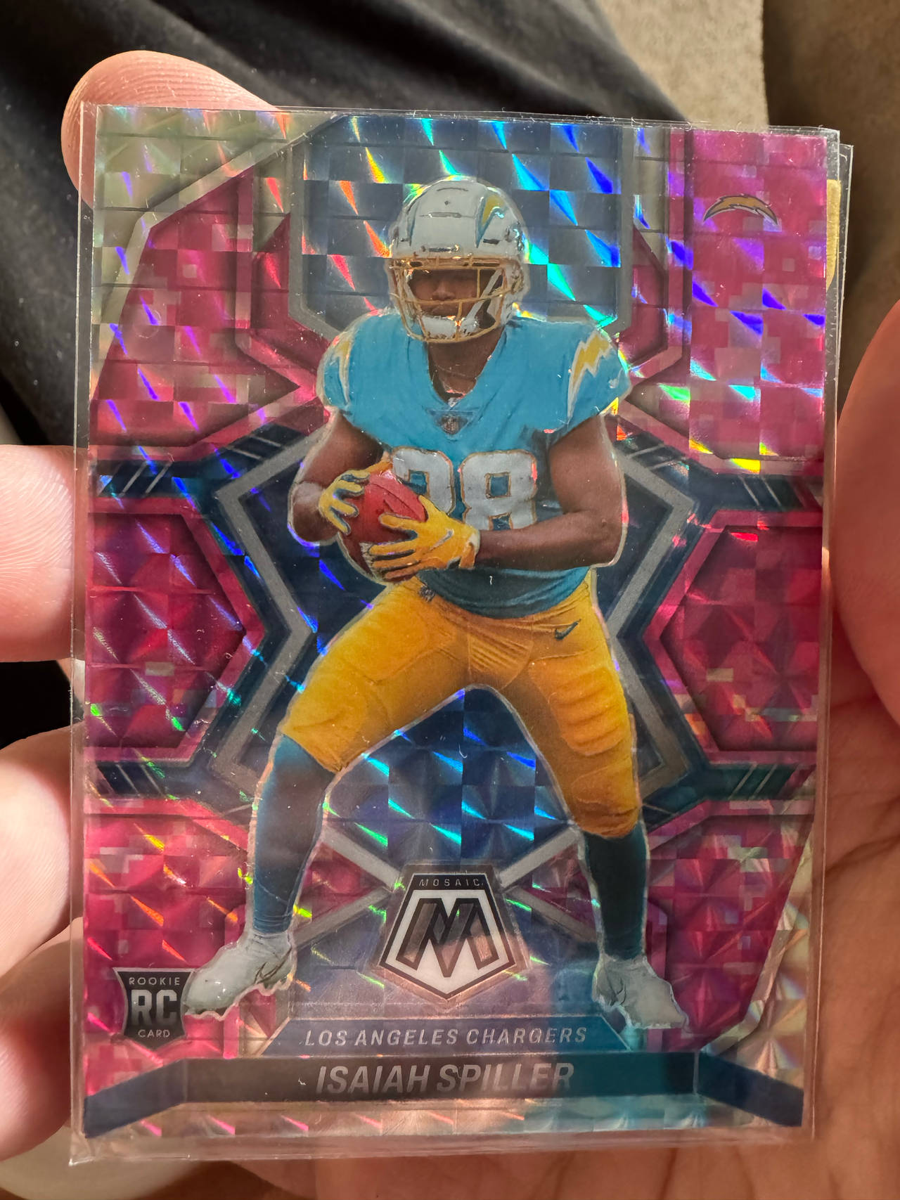 Panini Mosaic Football Rookie Card