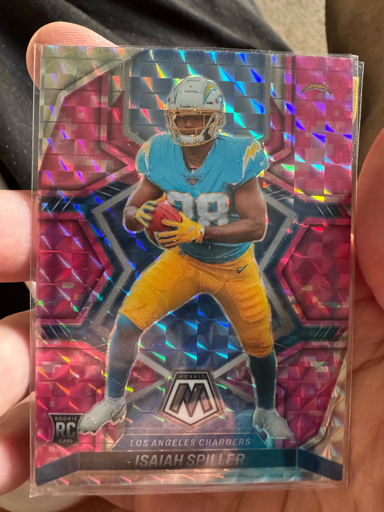 Panini Mosaic Football Rookie Card