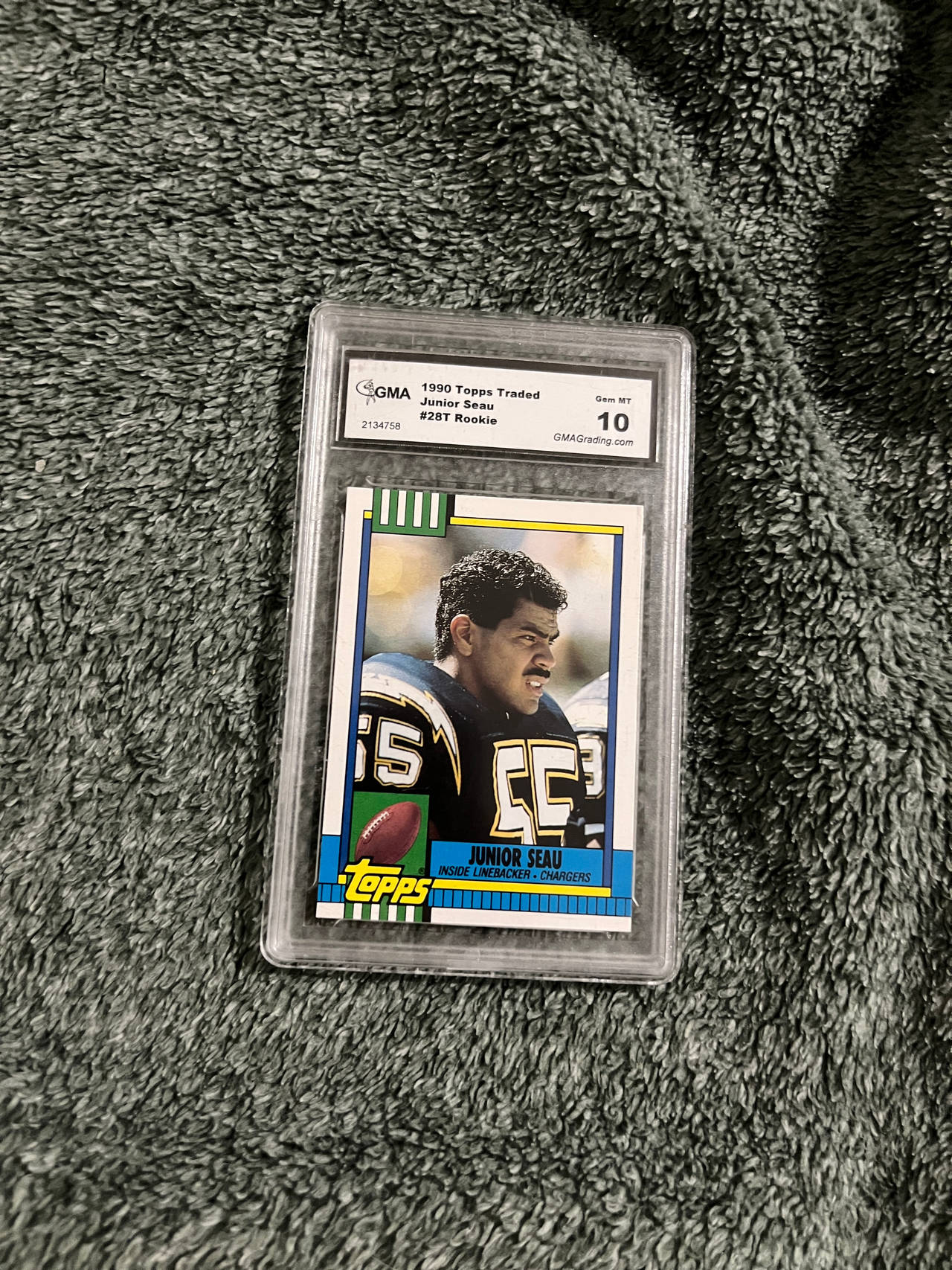 1990 Topps Traded Junior Seau Rookie Card