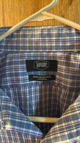 Berkley Jensen Wrinkle Free Plaid Dress Shirt - Image 3
