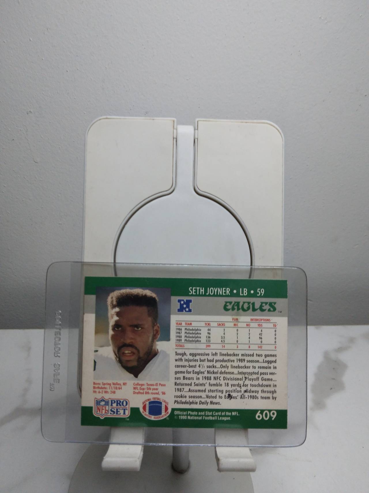 1991 Pro Set Seth Joyner Football Card