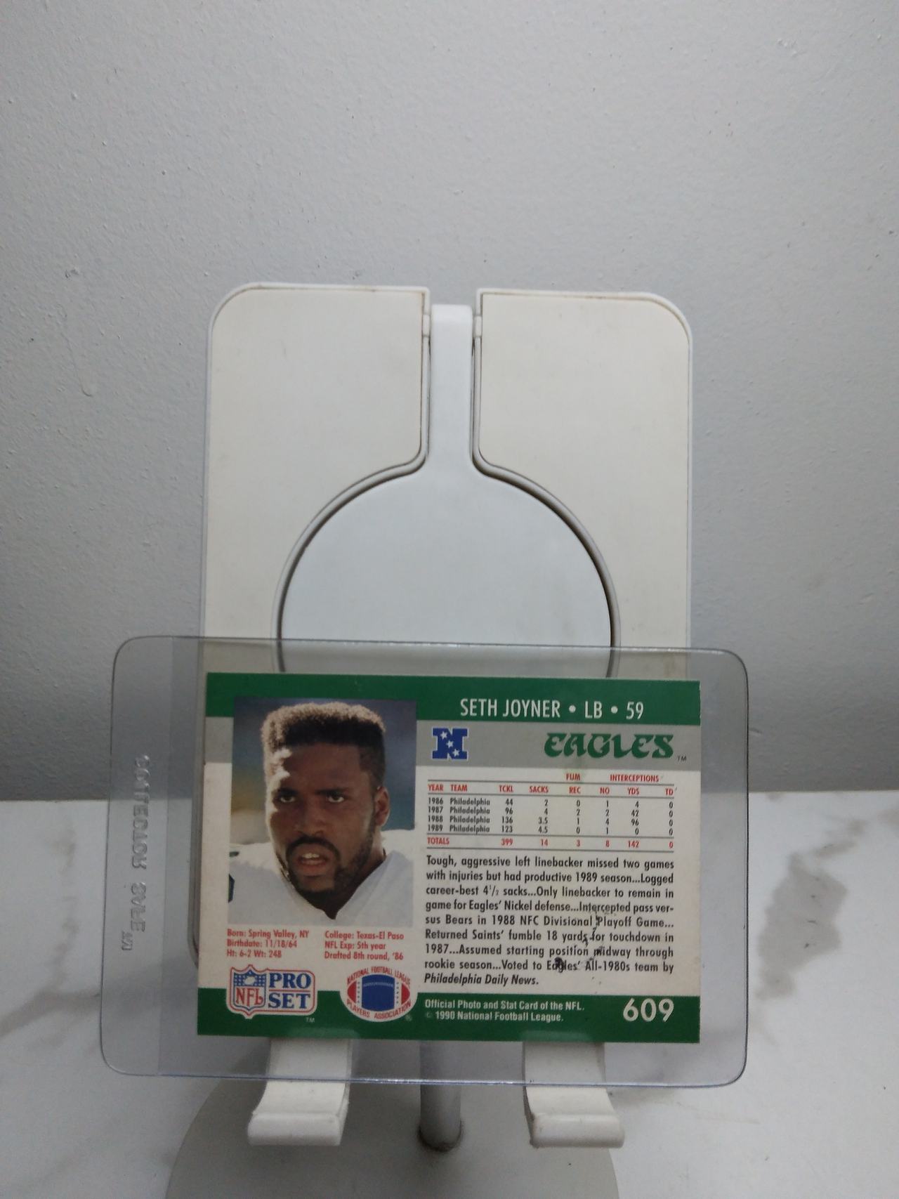1991 Pro Set Seth Joyner Football Card