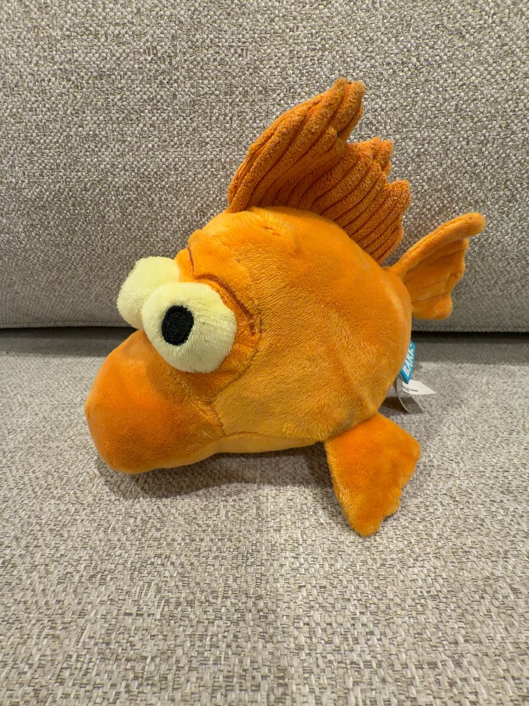 The Simpsons Blinky 3-Eyed Fish Plush Gold Yellow BARK BOX Dog Toy