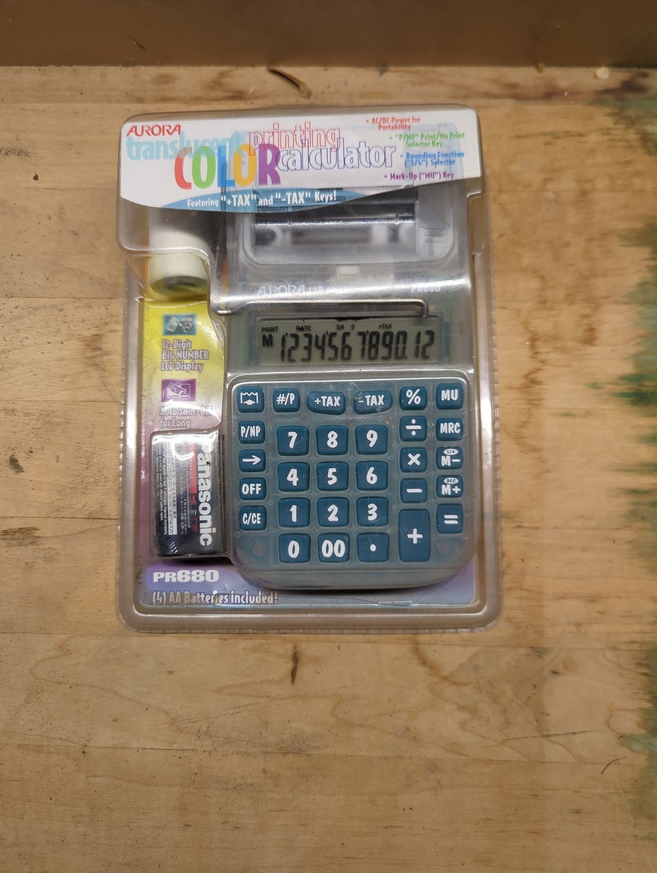 Aurora PR680 Translucent Color Printing Calculator