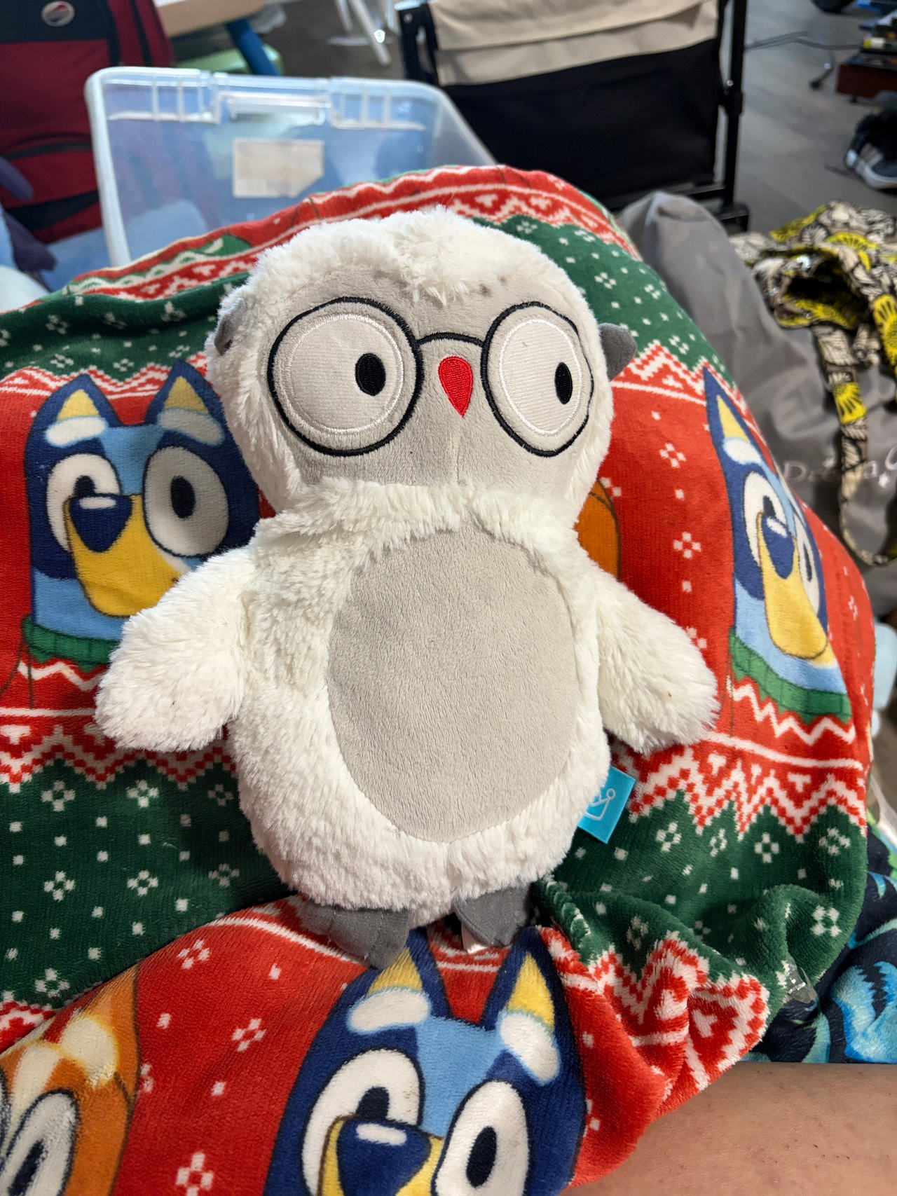ZippyPaws Squeaky Plush Dog Toy Owl