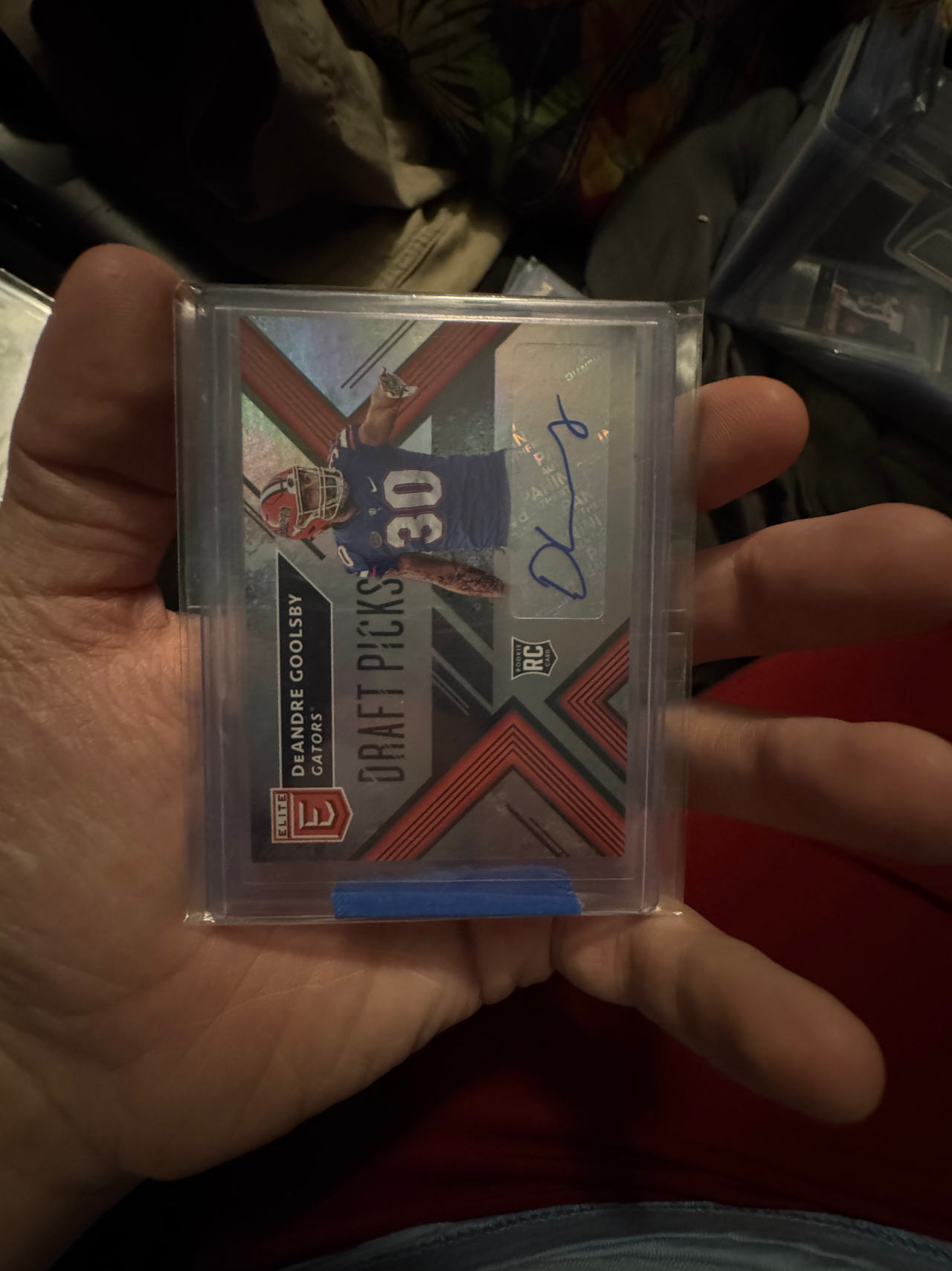 DeAndre Goolsby Draft Picks Autograph Rookie Card