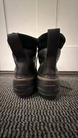Sorel Cheyanne Men's Black Leather Waterproof Duck Boots 7.5 Men’s  - Image 4