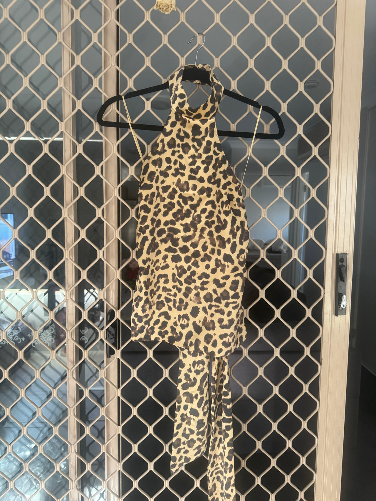 Leopard Print Halter Top