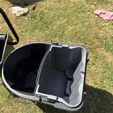 Rubbermaid WaveBrake 35 Qt Black Side-Press Mop Bucket with Wringer - Image 5