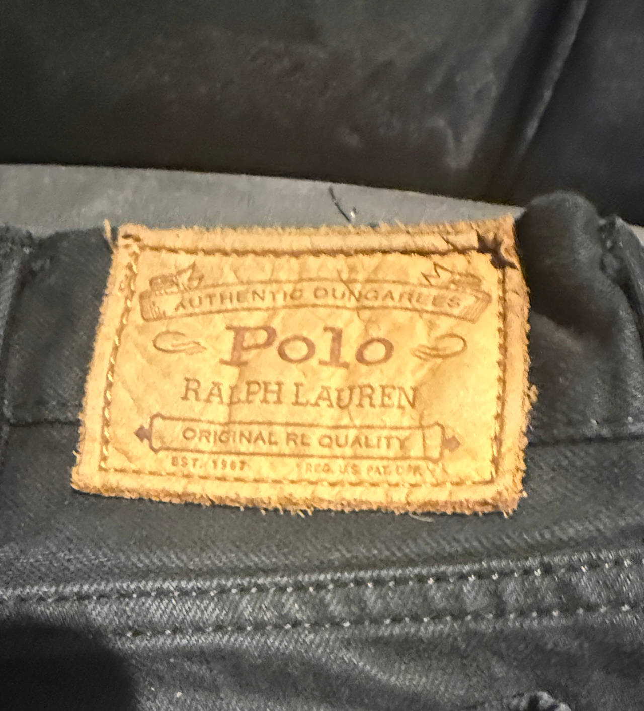 Polo Ralph Lauren Authentic Dungarees Jeans 38x32