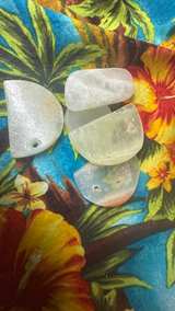 Natural Stone Half Moon Pendants(6) - Image 4