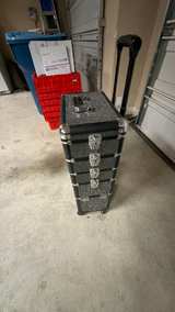 Songmics 4-in-1 Rolling Makeup Train Case - Image 3