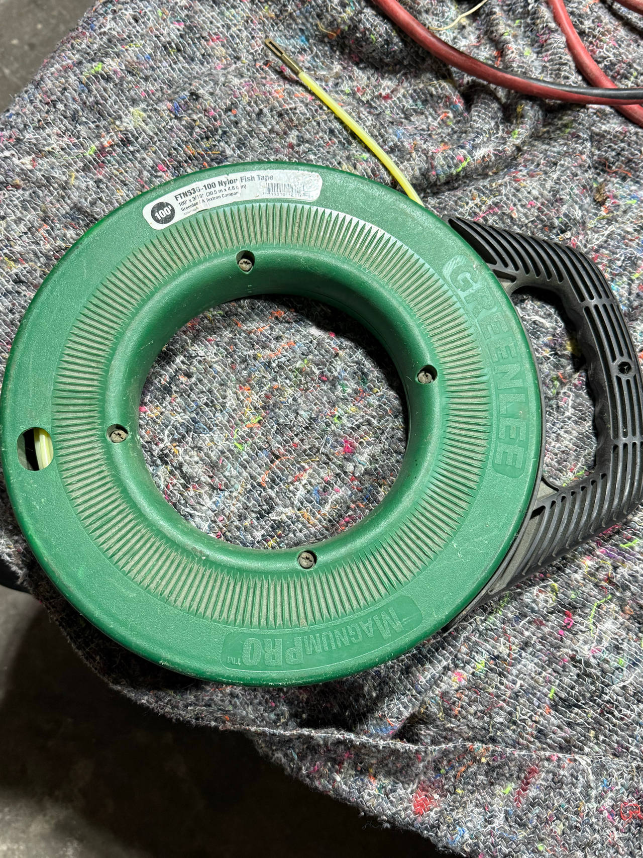 Greenlee FTN536-100 MagnumPRO Nylon Fish Tape - 100'