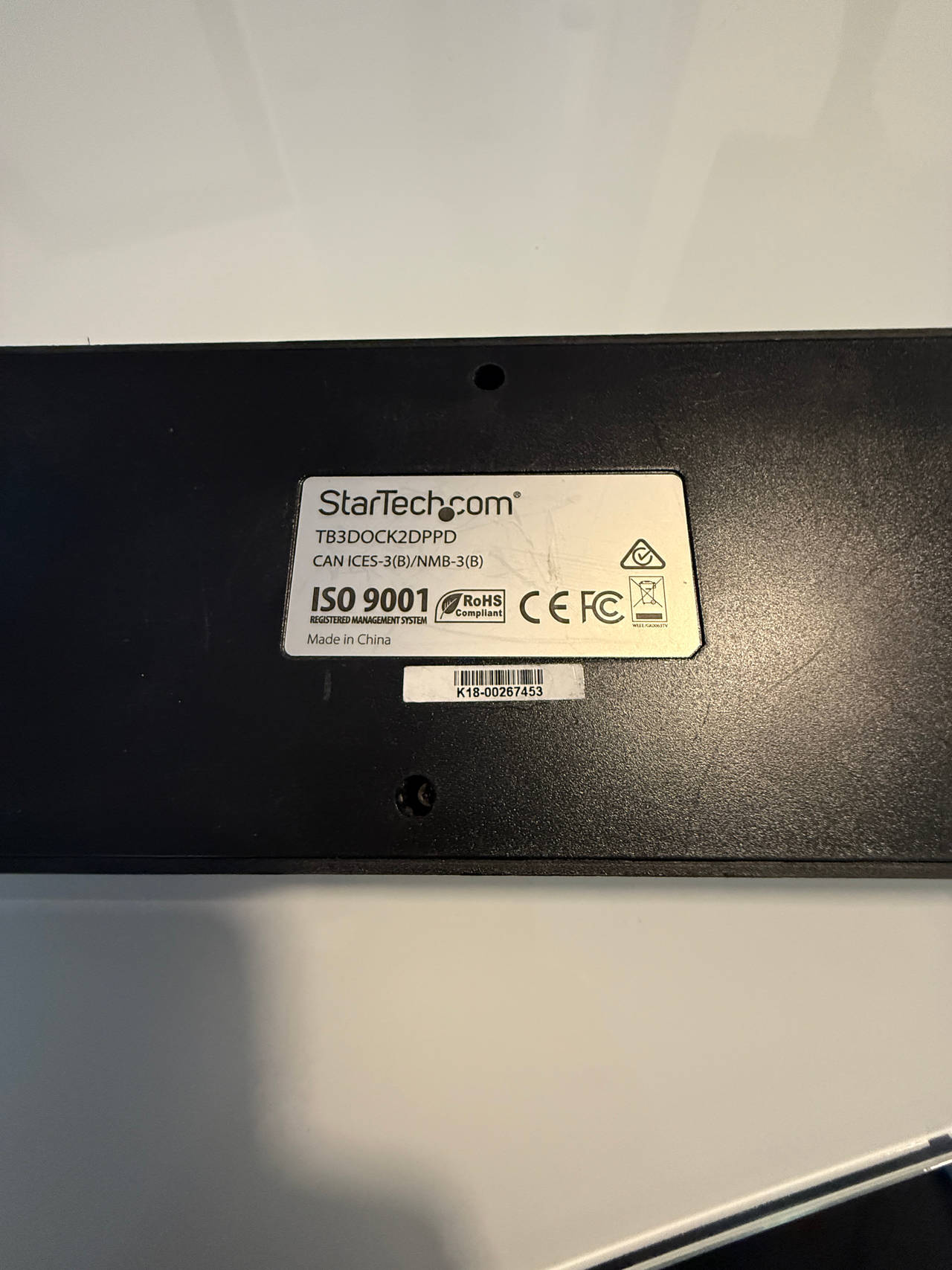StarTech.com Thunderbolt 3 Dual-4K Docking Station