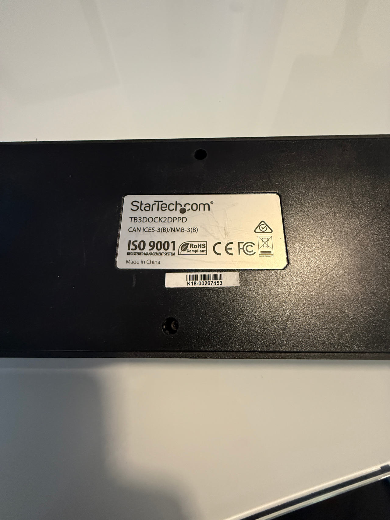 StarTech.com Thunderbolt 3 Dual-4K Docking Station