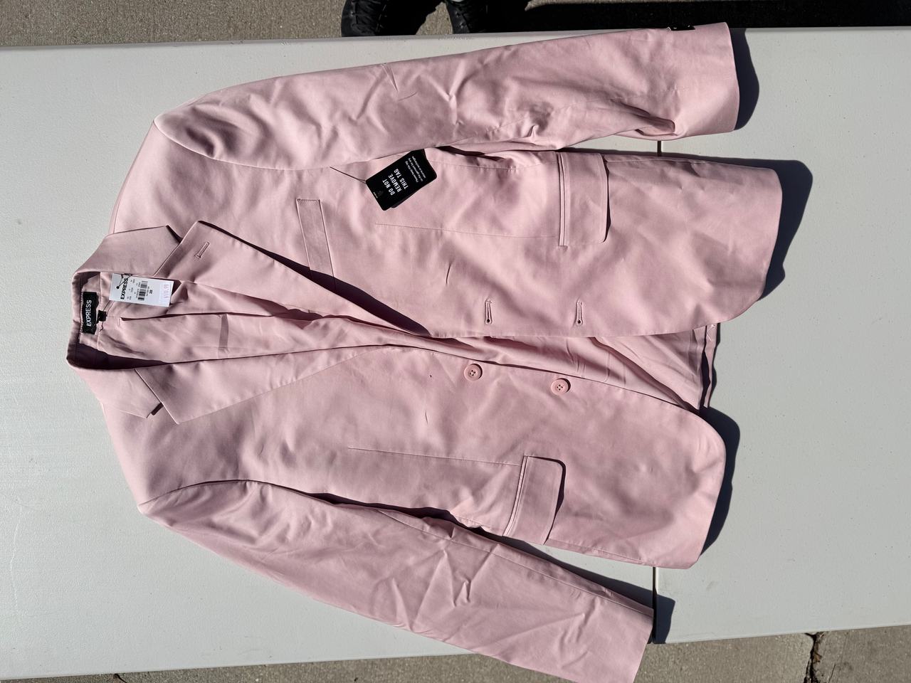 Express Women's Pink Blazer