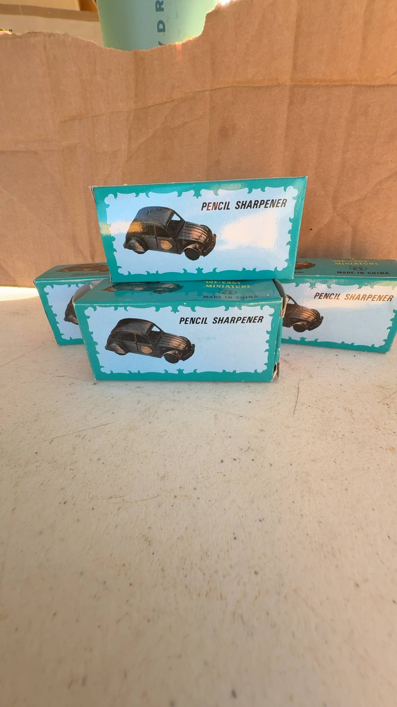 Volkswagen Beetle Die-Cast Miniature Pencil Sharpener
