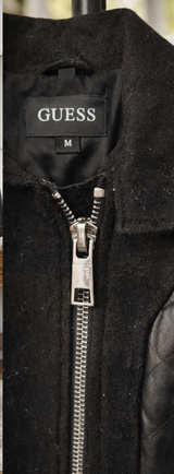 Guess Black Coat Size Medium - Image 2