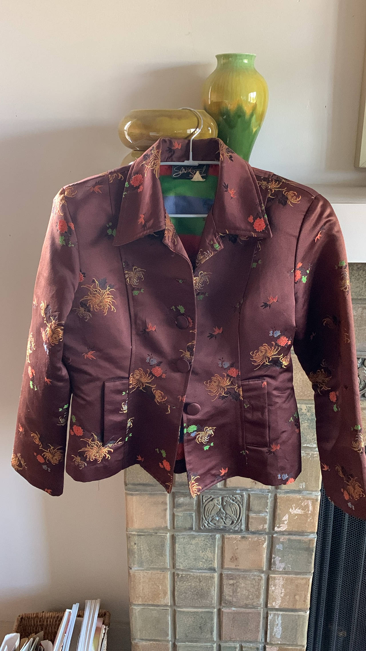 Satin Brocade Jacket
