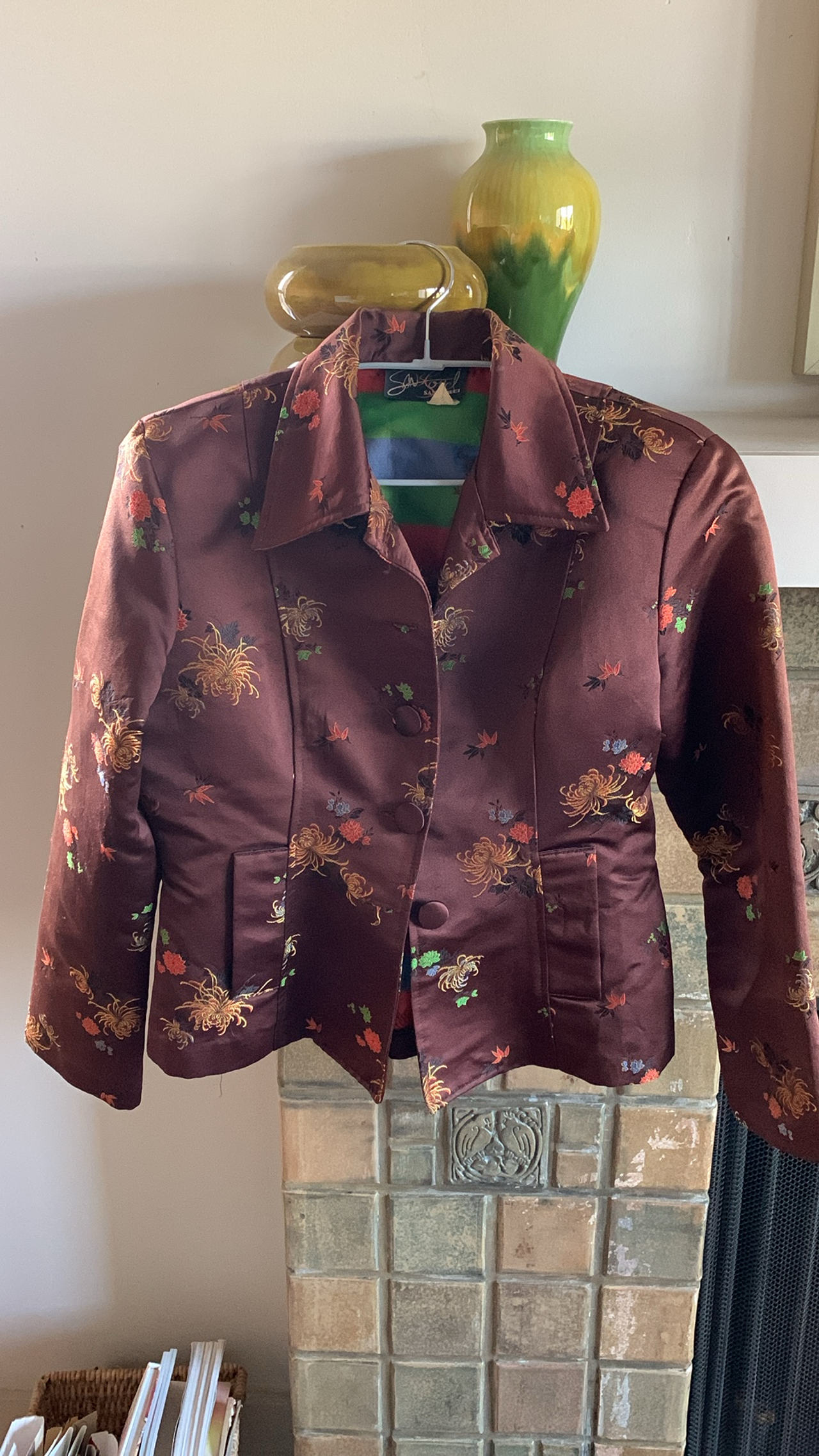 Satin Brocade Jacket