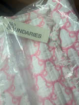 No Boundaries Quilted Tote Bag Pink Bow Print NEW - Image 7
