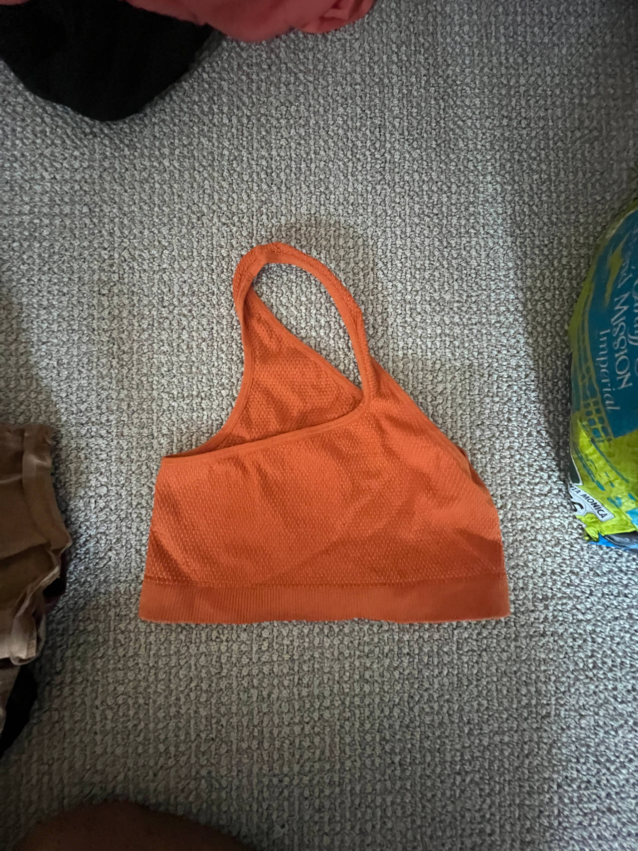One Shoulder Sports Bra