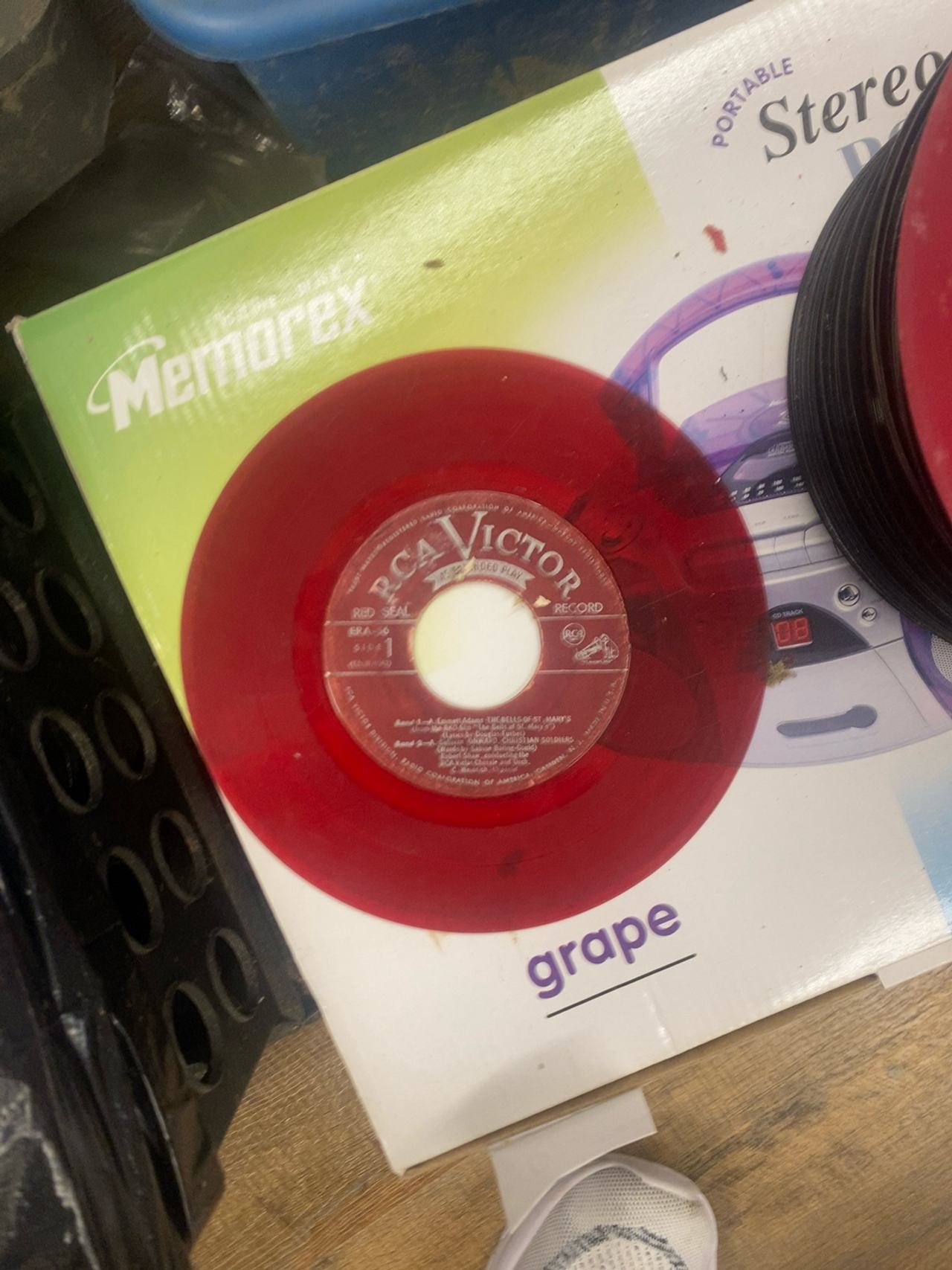 RCA Victor Red Seal 45 RPM Red Vinyl Record