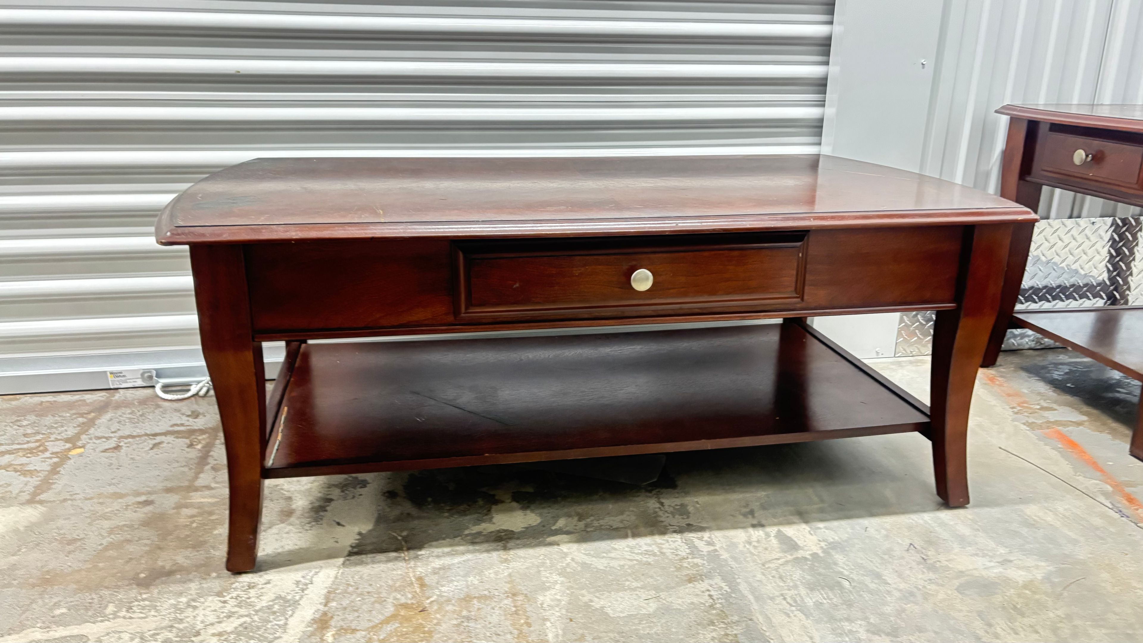 Rubin Furniture Lincoln Park Brown Wood End Table with Drawer - Image 9